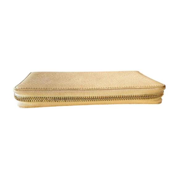 Gucci Ivory Pebbled Long Leather Zip-Around Soho Wallet - Picture 3 of 6